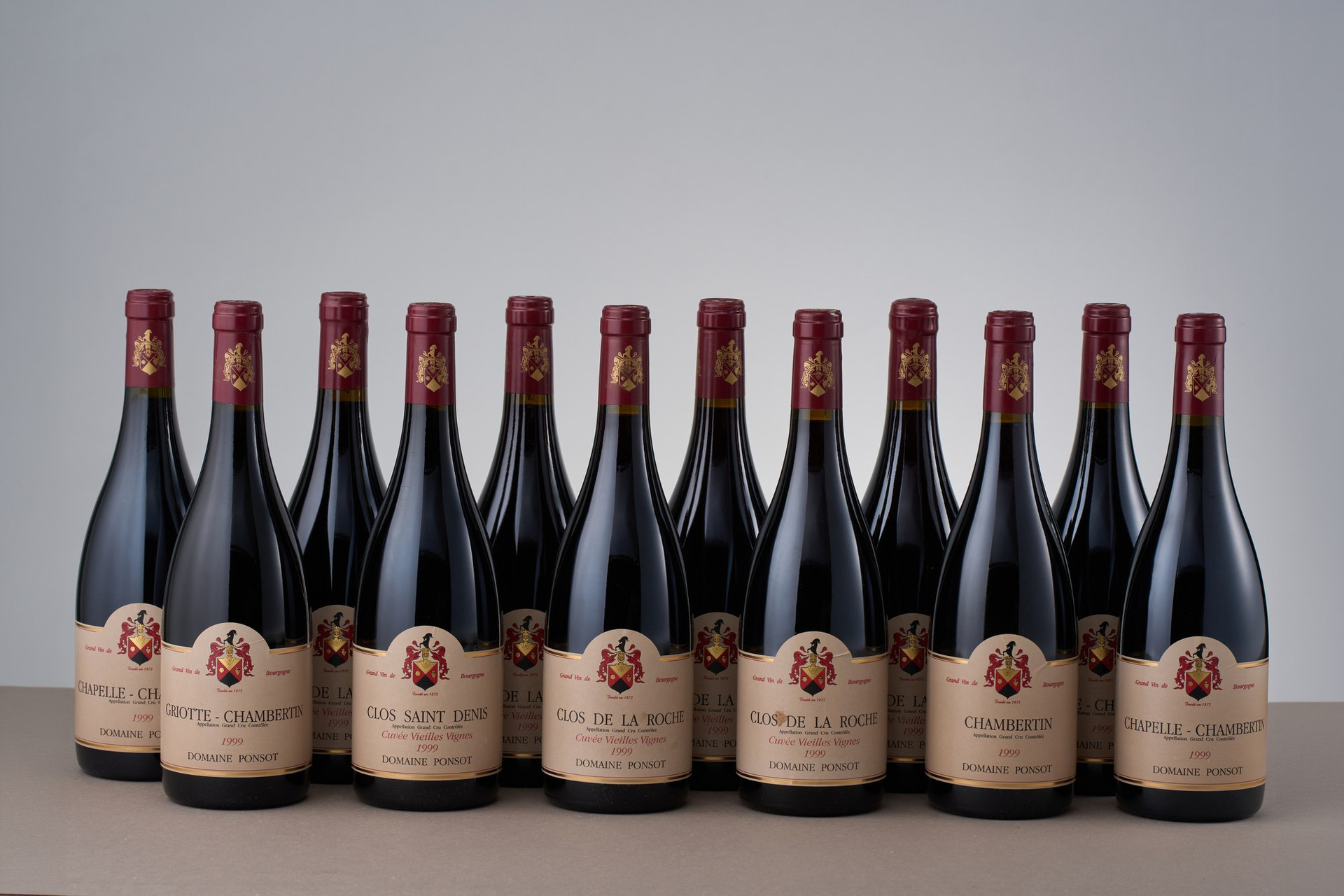 1999 ASSORTMENT CASE GRANDS CRUS (1CHT, 2GRI, 2CHP, 6CRW, 1CSD) 75CLx12