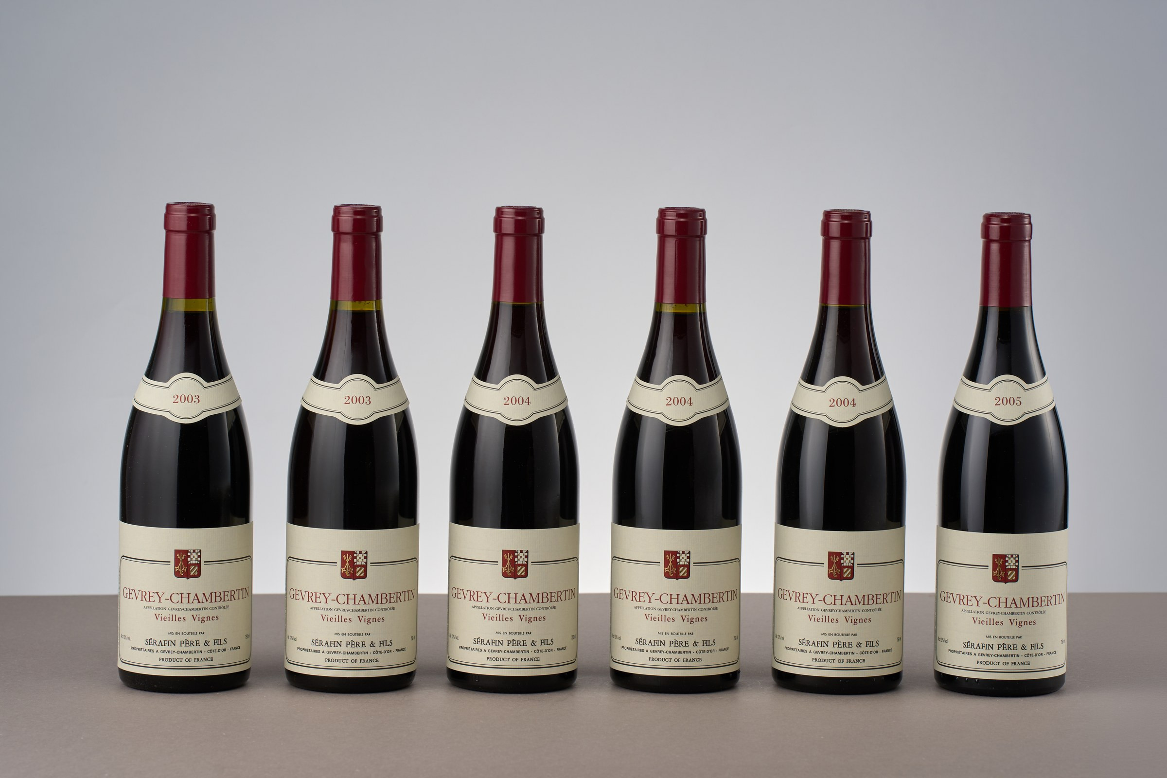 GEVREY CHAMBERTIN VIEILLES VIGNES MIXED CASE (2003x2, 2004x3, 2005x1) 75CLx6