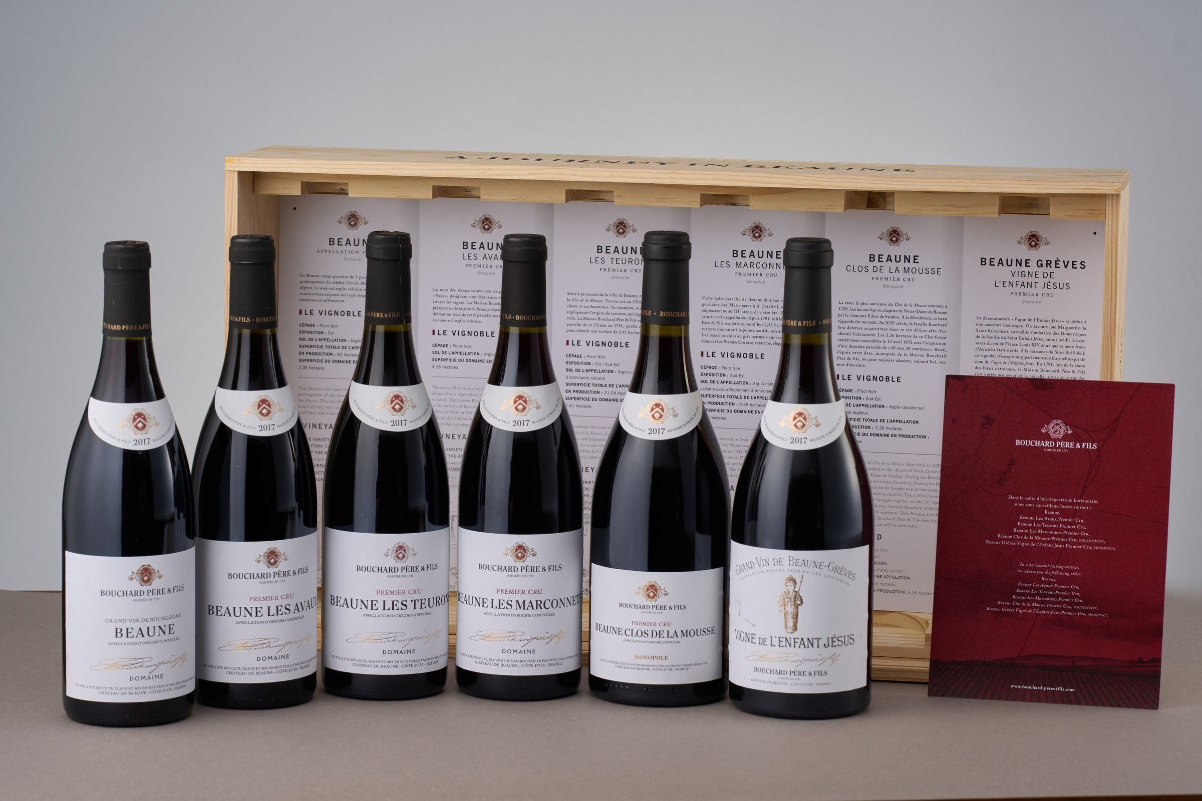 2017 BOUCHARD 2017 'A JOURNEY IN BEAUNE' MIXED CASE 75CLx6
